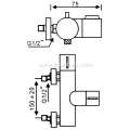 Copper Thermostatic Bathtub Mixer